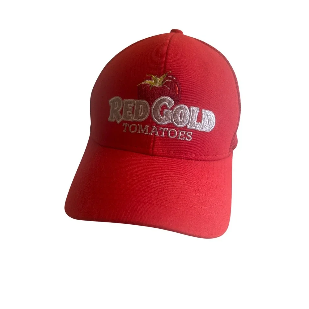 Red Gold‎ Tomatoes Red Trucker Hat Cap Adjustable Snapback